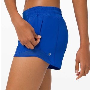 blue lululemon shorts